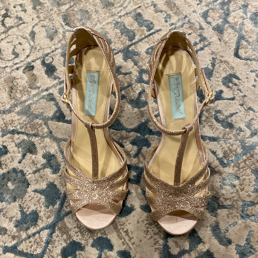 Bridal Champagne Sparkle Heel